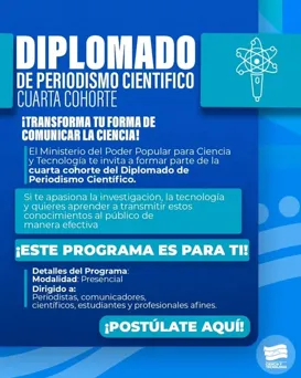 Formación especializada en la comunicación de la Ciencia: Diplomado de Periodismo Científico en Venezuela 3 Formacion especializada en la comunicacion de la Ciencia Diplomado de Periodismo Cientifico en Venezuela 2
