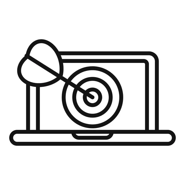 icono investigacion objetivos vector contorno grupo clientes servicio medios 98396 54699 11zon