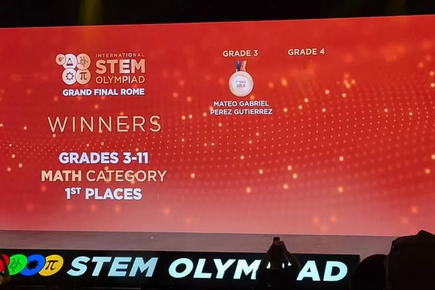 Semillero científico de oro: Niño tachirense de 8 años se consagra campeón mundial de matemáticas en Roma 2 Semillero cientifico de oro Nino tachirense de 8 anos se consagra campeon mundial de matematicas en Roma 1